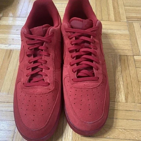 Size 15 red Suede gym red Air Force 1 Low